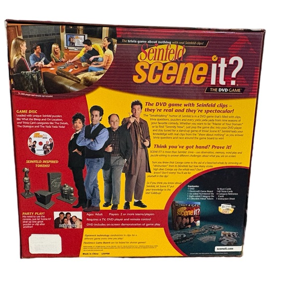 Comedy Tv Show Seinfeld Scene It DVD Board Game - Picture 6 of 6
